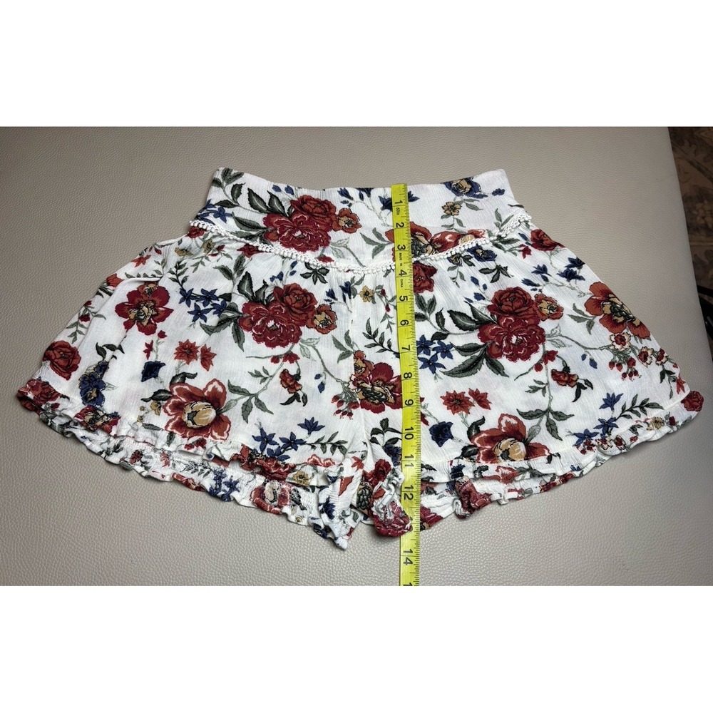 Women's size XS American Eagle Outfitters floral high-waisted pull-on shorts EUC